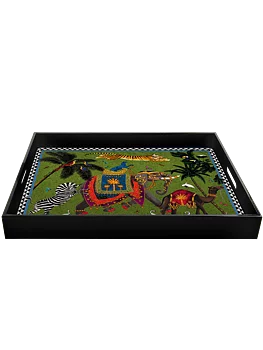 ORTIGIA Bricka Flying Tiger 55x41 cm