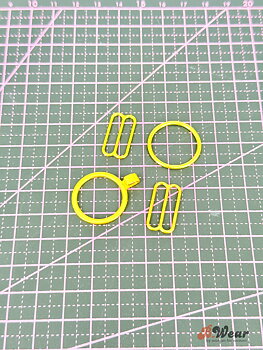 Bra strap help set 18 mm - gold