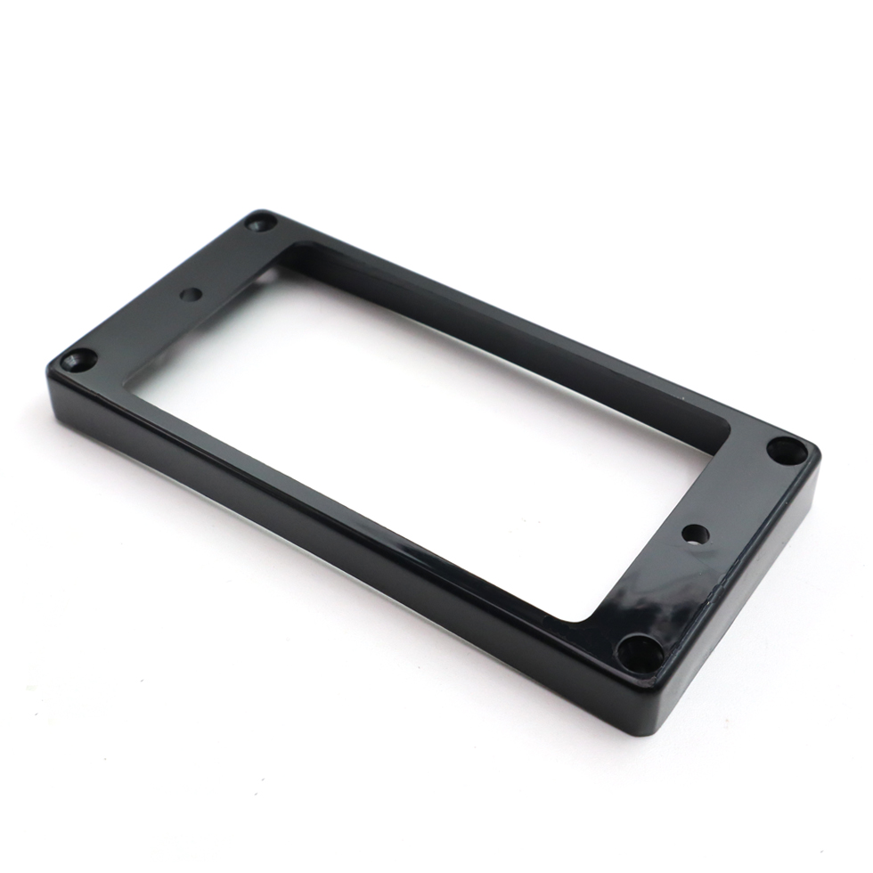 Humbucker Mounting Ring - Curved Bottom 7 x 9 (Black)
