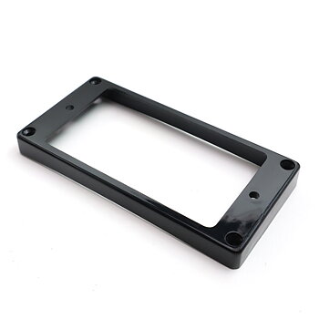 Humbucker Mounting Ring - Curved Bottom 7 x 9 (Black)