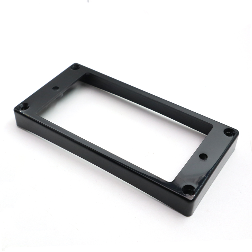 Humbucker Mounting Ring - Curved Bottom 10 x 11 (Black)