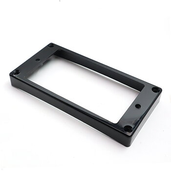 Humbucker Mounting Ring - Curved Bottom 10 x 11 (Black)