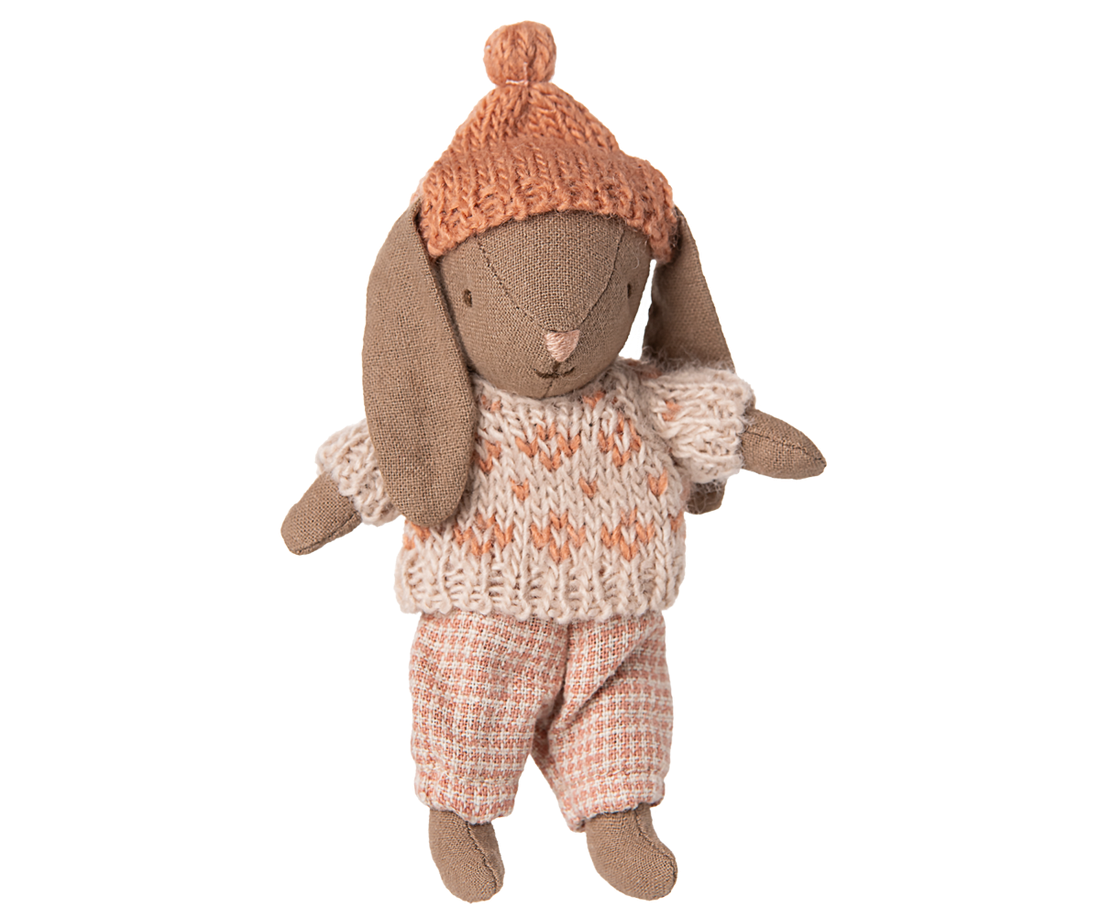 Winter bunny, Micro Brown Rose - Maileg