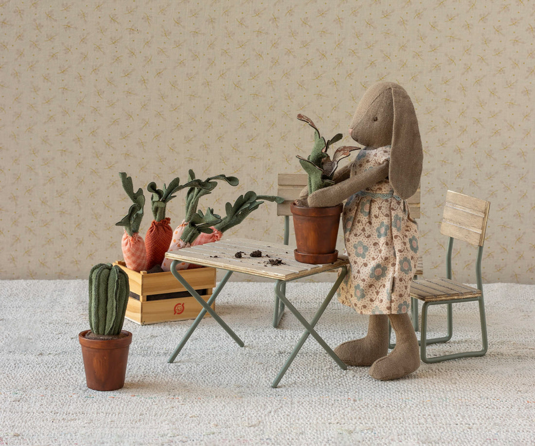 Bunny, Size 2 Brown Dress - Maileg - 2