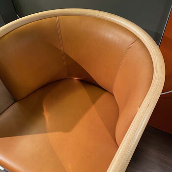 Aluminium Fåtölj Vision VIP (Dakota cognac) - Källemo