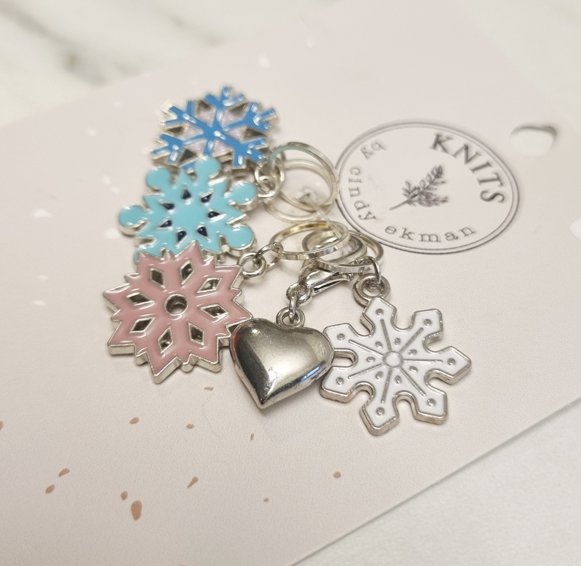 Snowflakes Stickmarkörer Knits by Cindy Ekman