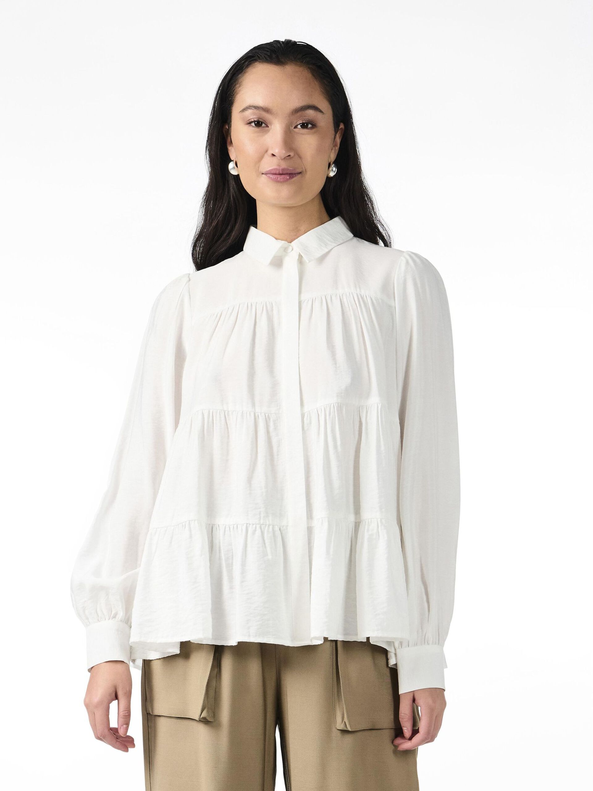 YAS Pala Shirt Star White - 2