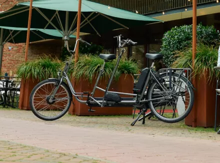 Nando - Tvåhjulig tandem-cykel för vuxna