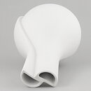 Wilhelm Kåge (Surrea 1940) White Surrealistic Split Vase 23 cm