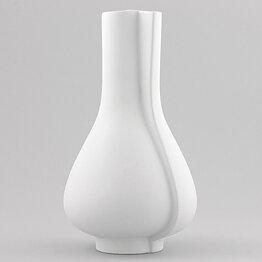 Wilhelm Kåge (Surrea 1940) White Surrealistic Split Vase 23 cm