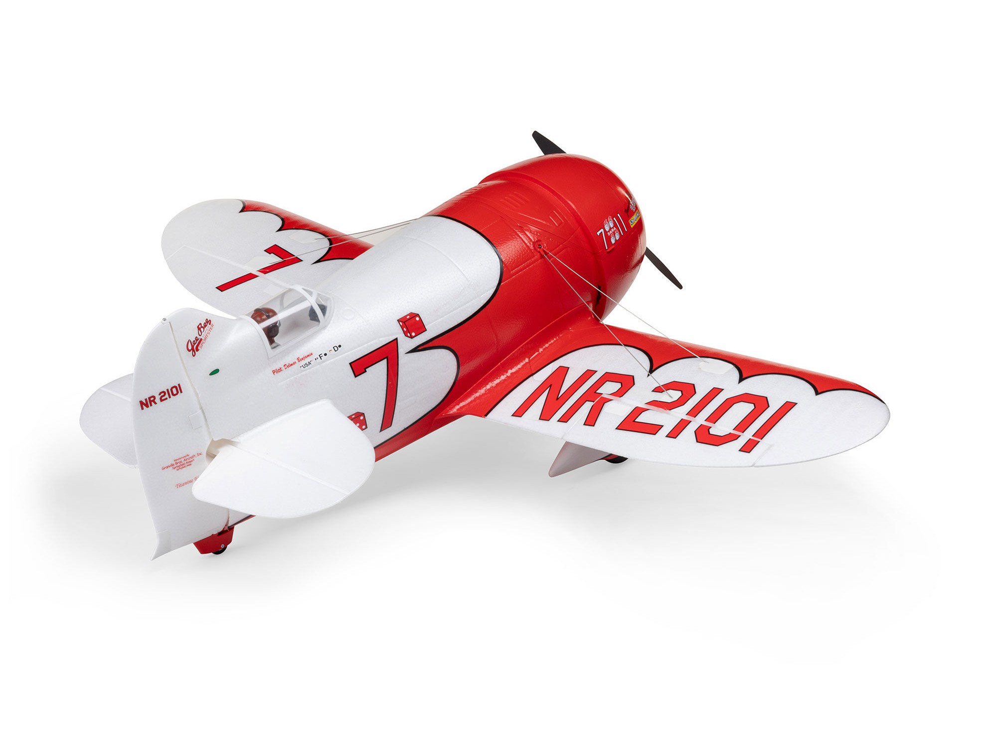 E-flite Gee Bee R-2 1.0m BNF Basic with AS3X+ and SAFE Select - 4