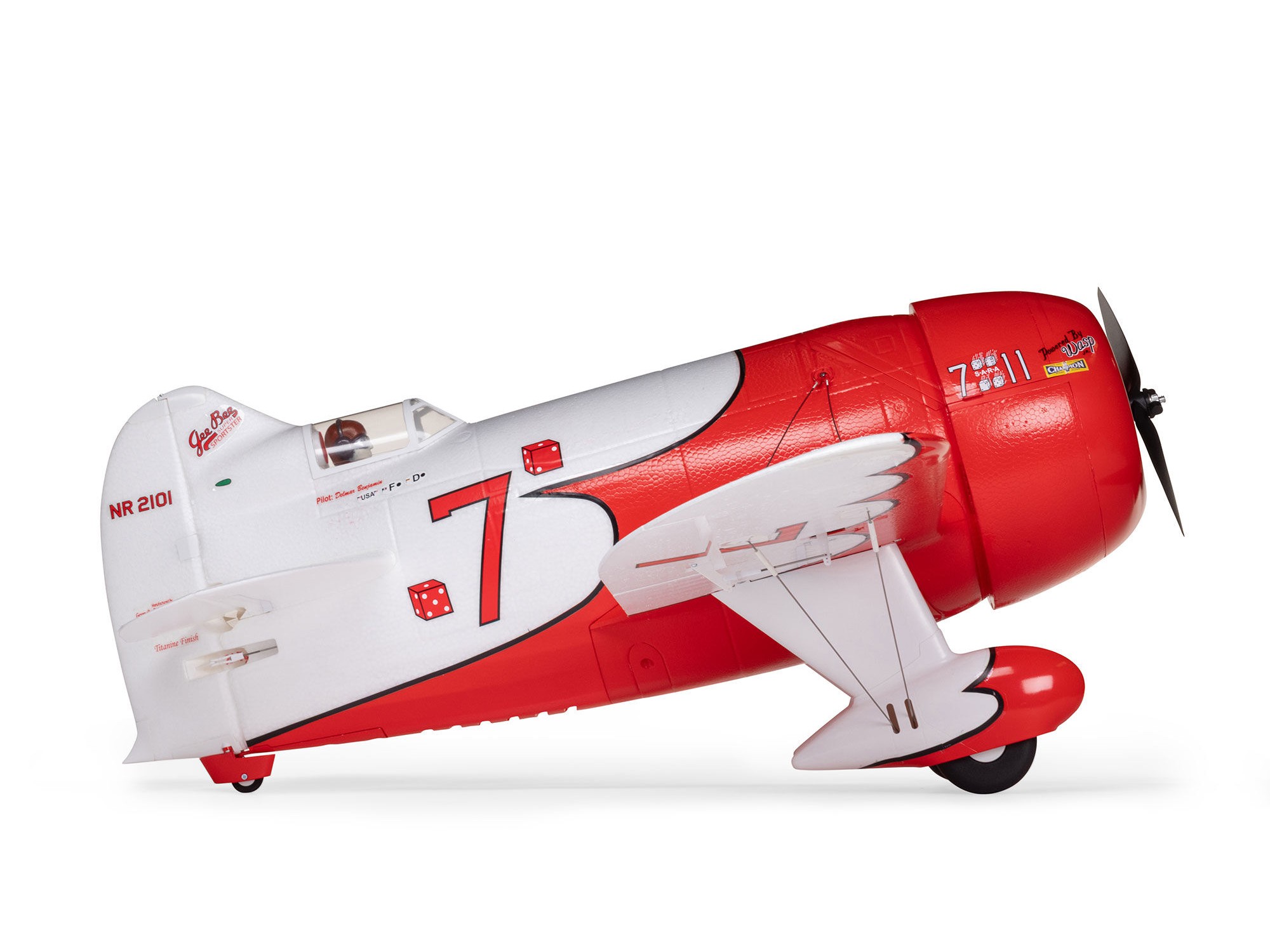 E-flite Gee Bee R-2 1.0m BNF Basic with AS3X+ and SAFE Select - 6