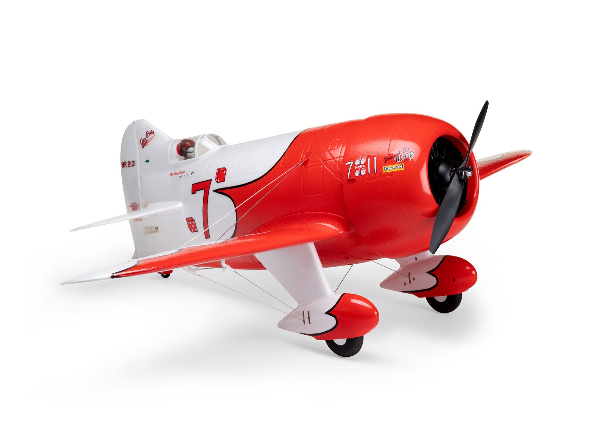 E-flite Gee Bee R-2 1.0m BNF Basic with AS3X+ and SAFE Select - 2
