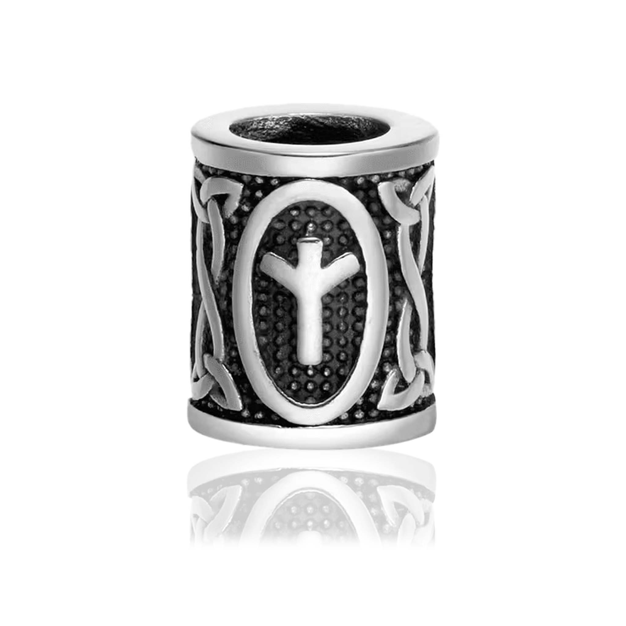 Skægpærler Ældre Futhark – Vikingeruner 28mm (24 Symboler) - 16