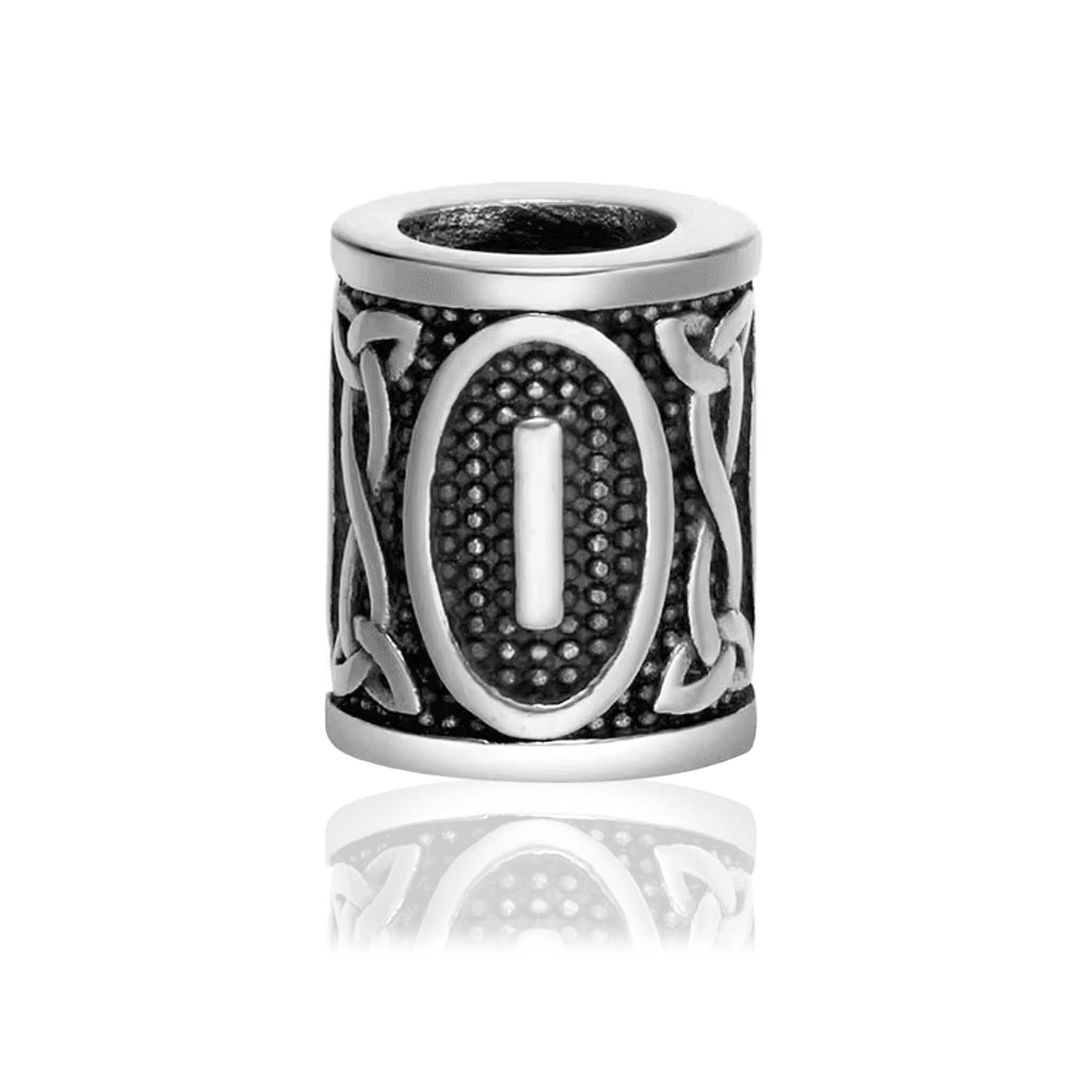 Skægpærler Ældre Futhark – Vikingeruner 28mm (24 Symboler) - 12