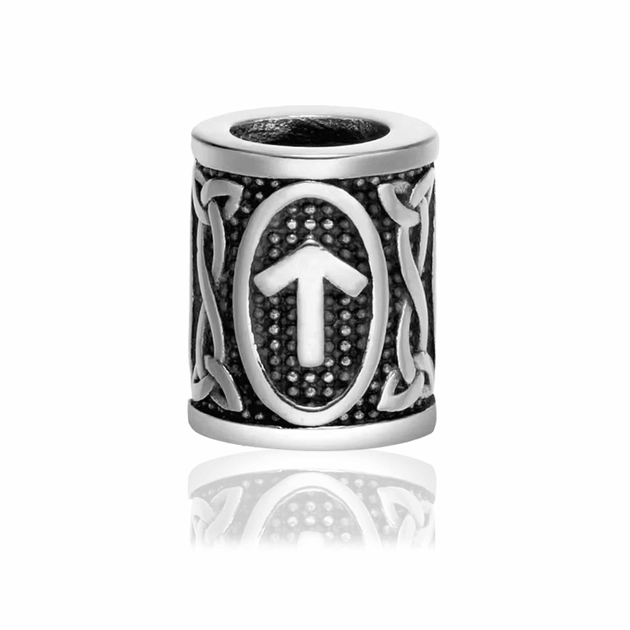Skægpærler Ældre Futhark – Vikingeruner 28mm (24 Symboler) - 18