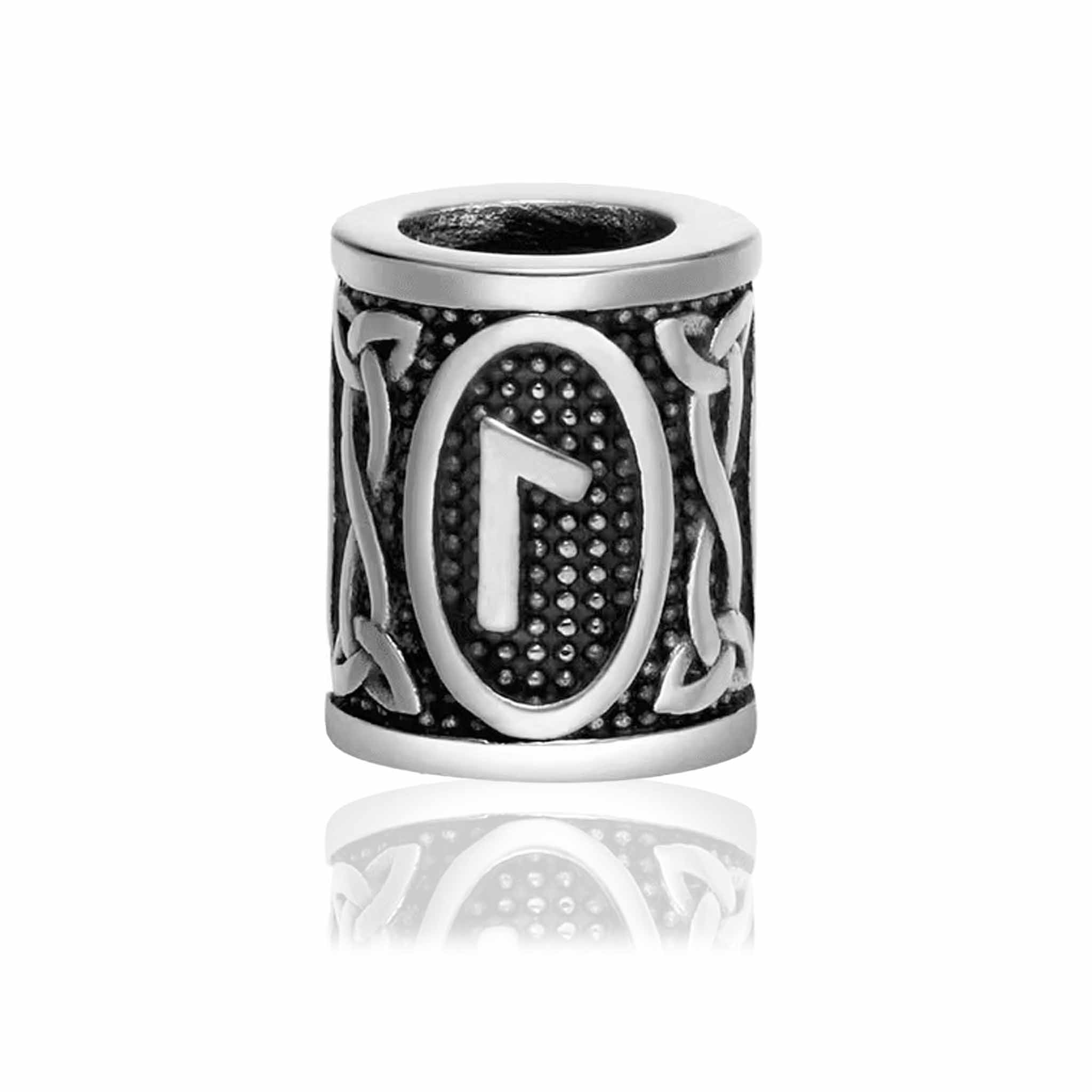 Skægpærler Ældre Futhark – Vikingeruner 28mm (24 Symboler) - 22