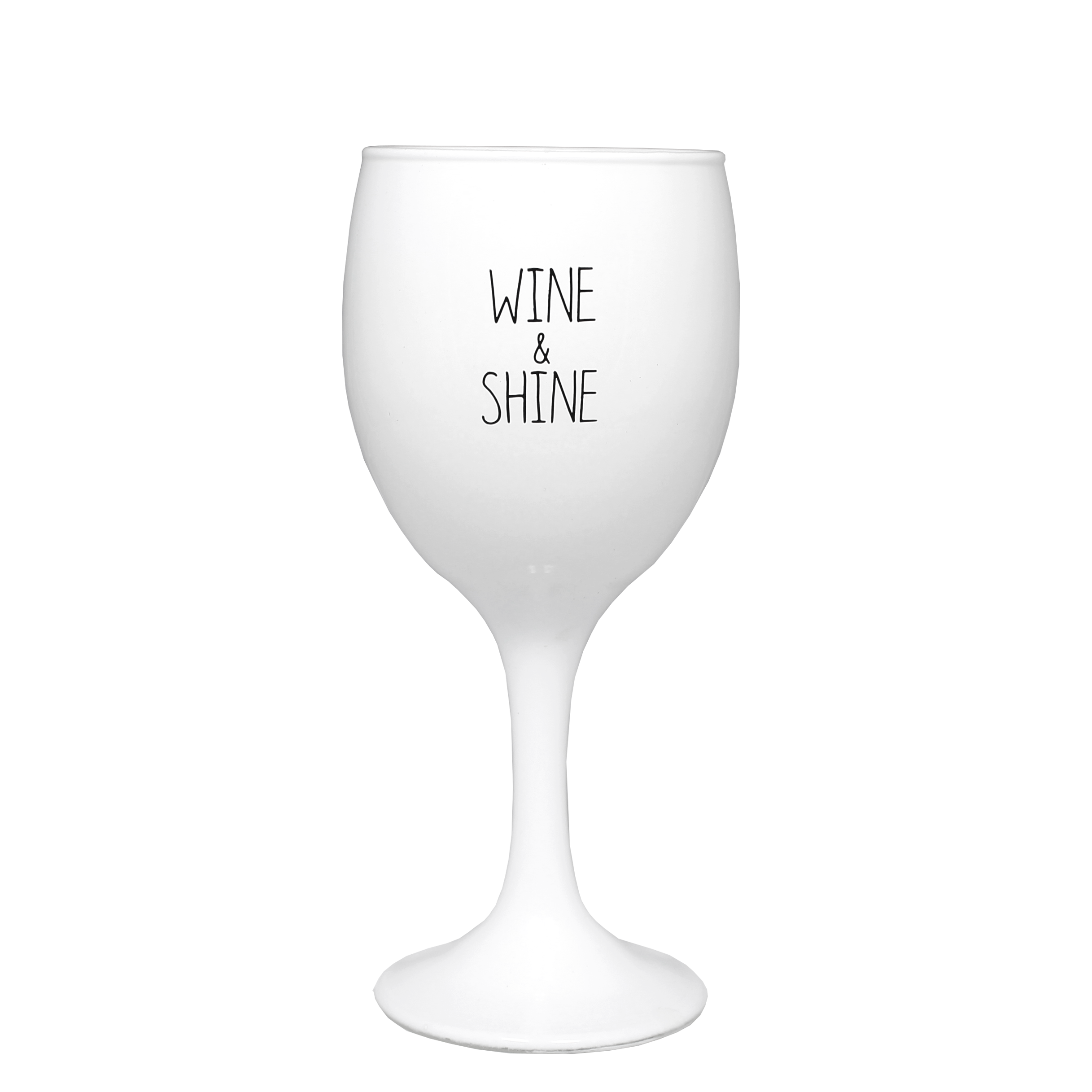 Soy candle wineglass WINE & SHINE