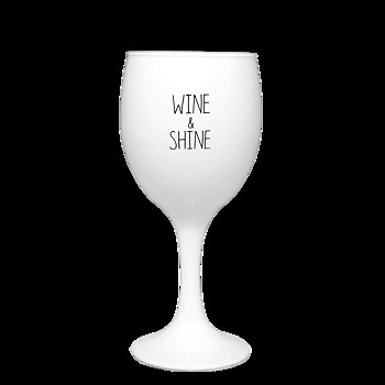 Soy candle wineglass WINE & SHINE