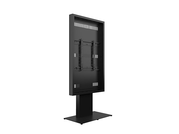 M Pro Series Enclosure 75" Kiosk Black