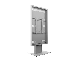 M Pro Series Enclosure 85" Kiosk Slim White