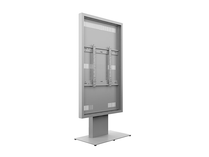 M Pro Series Enclosure 85" Kiosk Slim White
