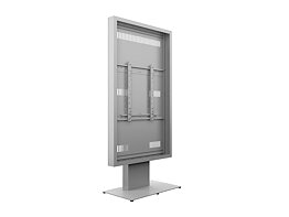 M Pro Series Enclosure 86" Kiosk White