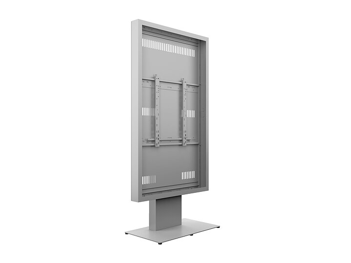 M Pro Series Enclosure 86" Kiosk White