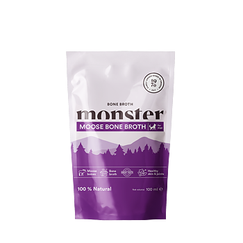 Monster Dog Bone Broth Moose 100 ml - Benbuljong 