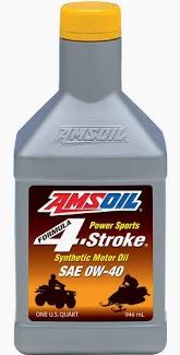 AMSOIL 0W-40 Formula 4-Stroke Synthetic Power Sports Oil  AFFQT