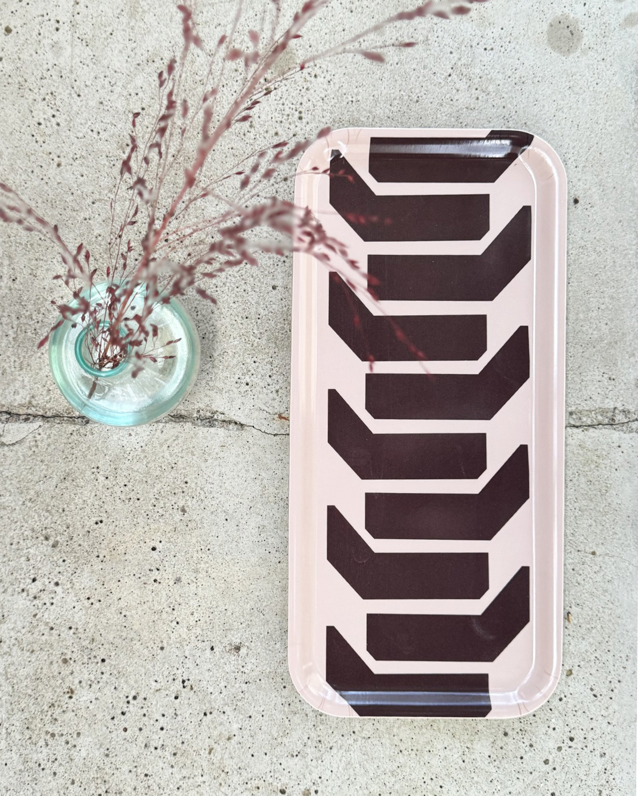 TRAY  / Snowcat in brown