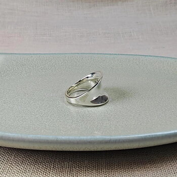 IAMLUND Helix ring silver