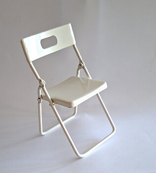Folding chair, white