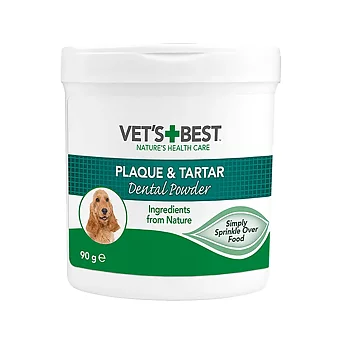 Vet's best dental powder for dogs plaque & tartar