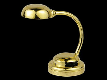 Desk light, brass, led, gold