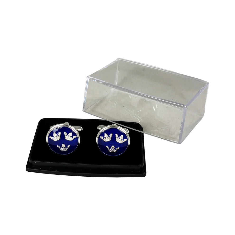 Manschettknappar Tre Kronor Silver - 3