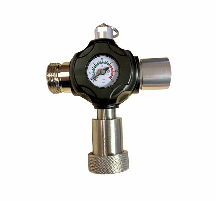 Mini Keg 4 l with regulator and tap, black - 6