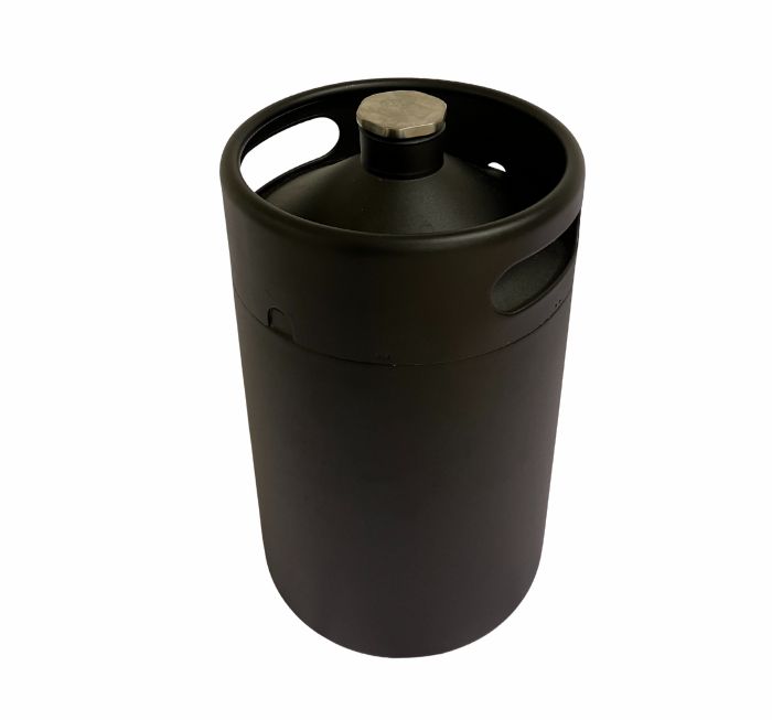 Mini Keg 4 l with regulator and tap, black - 4