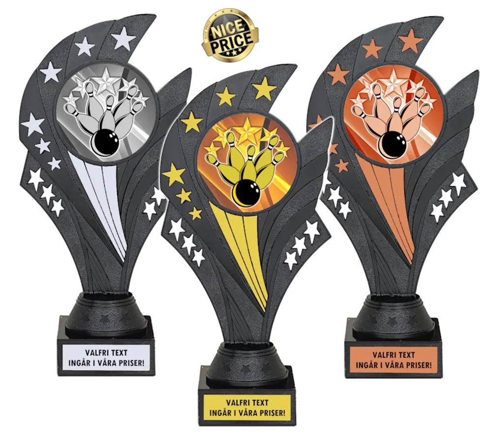 Pokal Black Nova Bowling, inklusive gravyr!