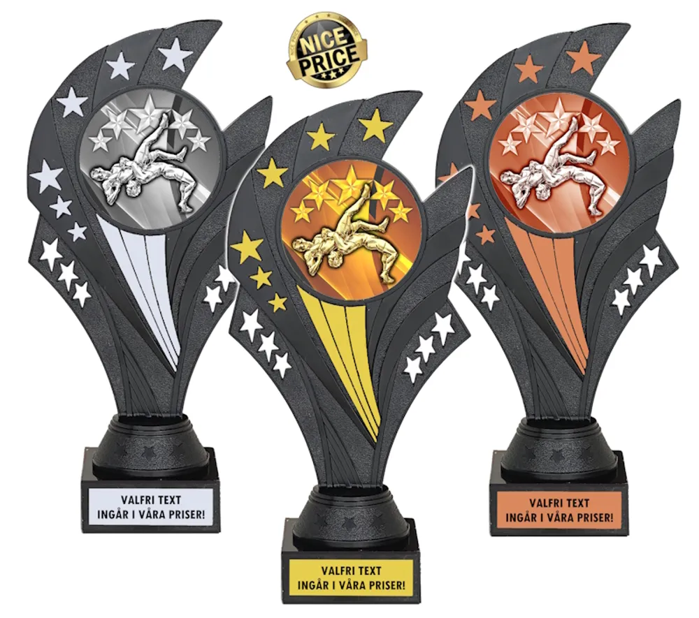 Pokal Black Nova Brottning, inklusive gravyr!