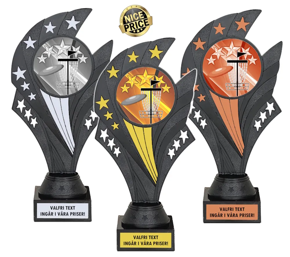 Pokal Black Nova Discgolf, inklusive gravyr!