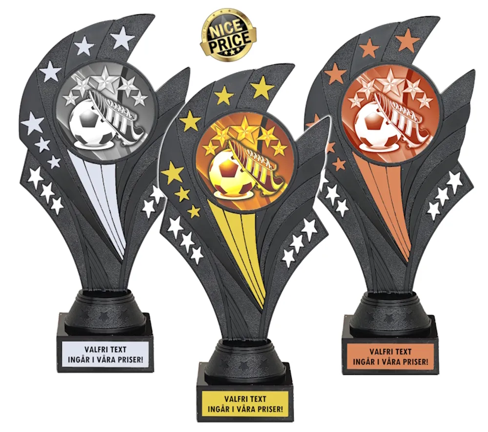 Pokal Black Nova Fotboll, inklusive gravyr!