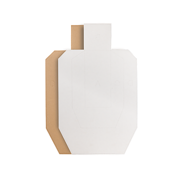 Eemann Tech Cardboard SRA Target TAN/WHITE - 100 pcs./Pack