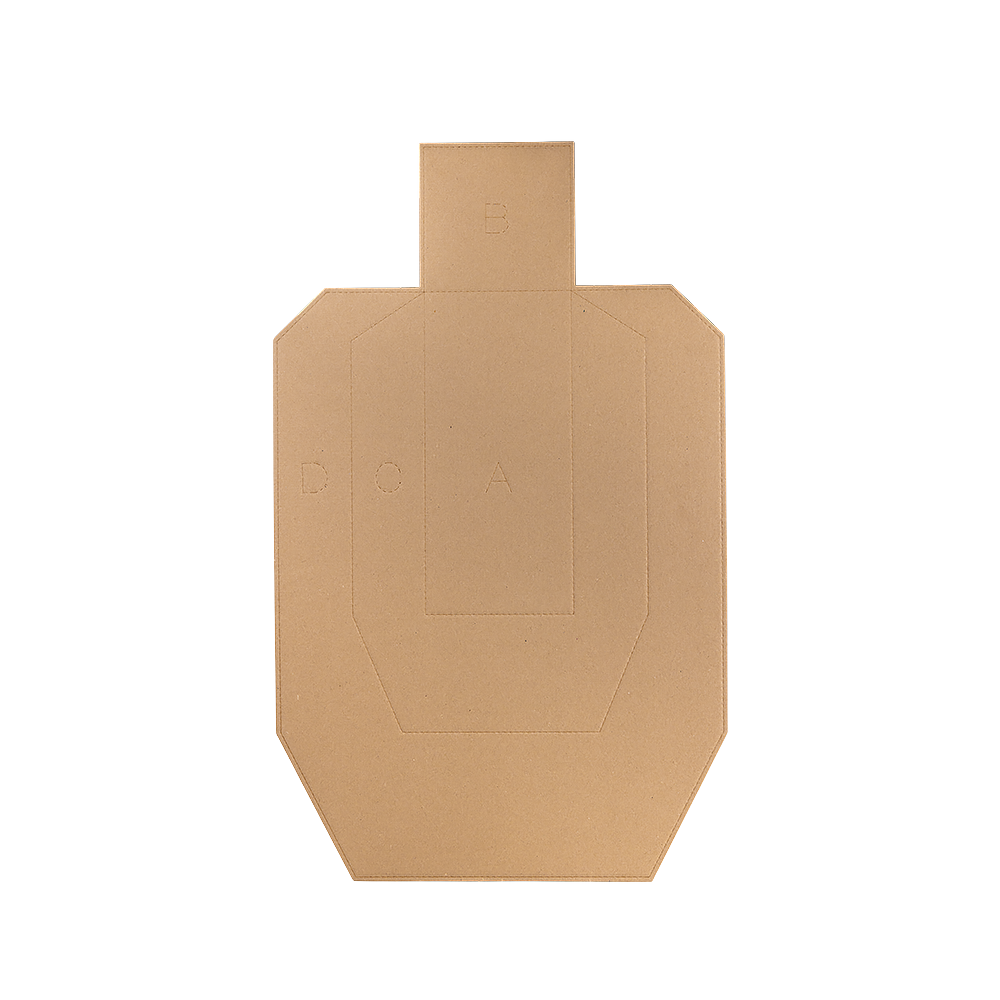 Eemann Tech Cardboard SRA Target TAN/WHITE - 100 pcs./Pack - 2