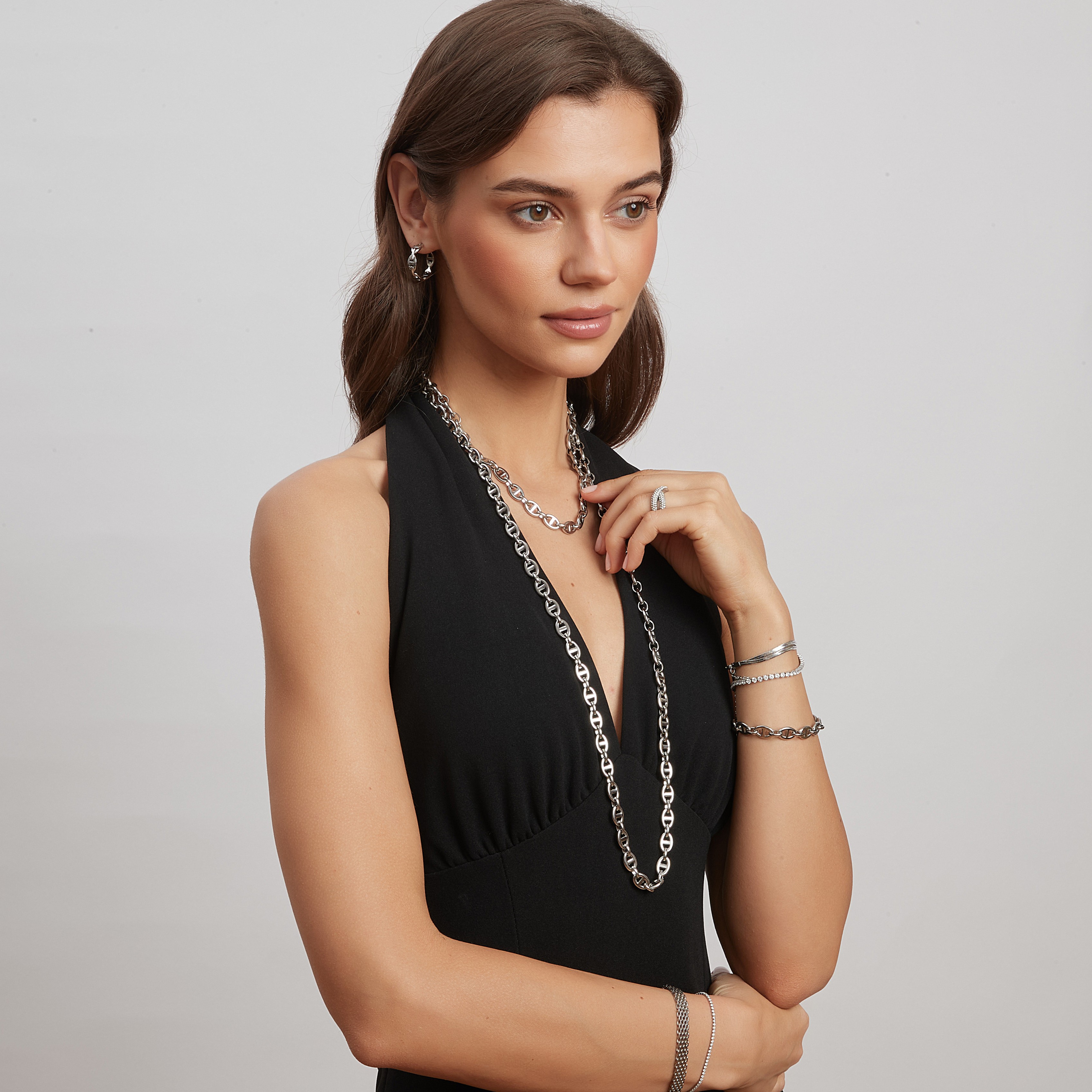 Celine chain bracelet steel - 3