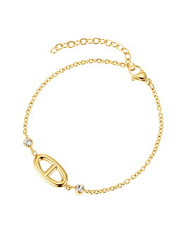 Celine with small crystal gold