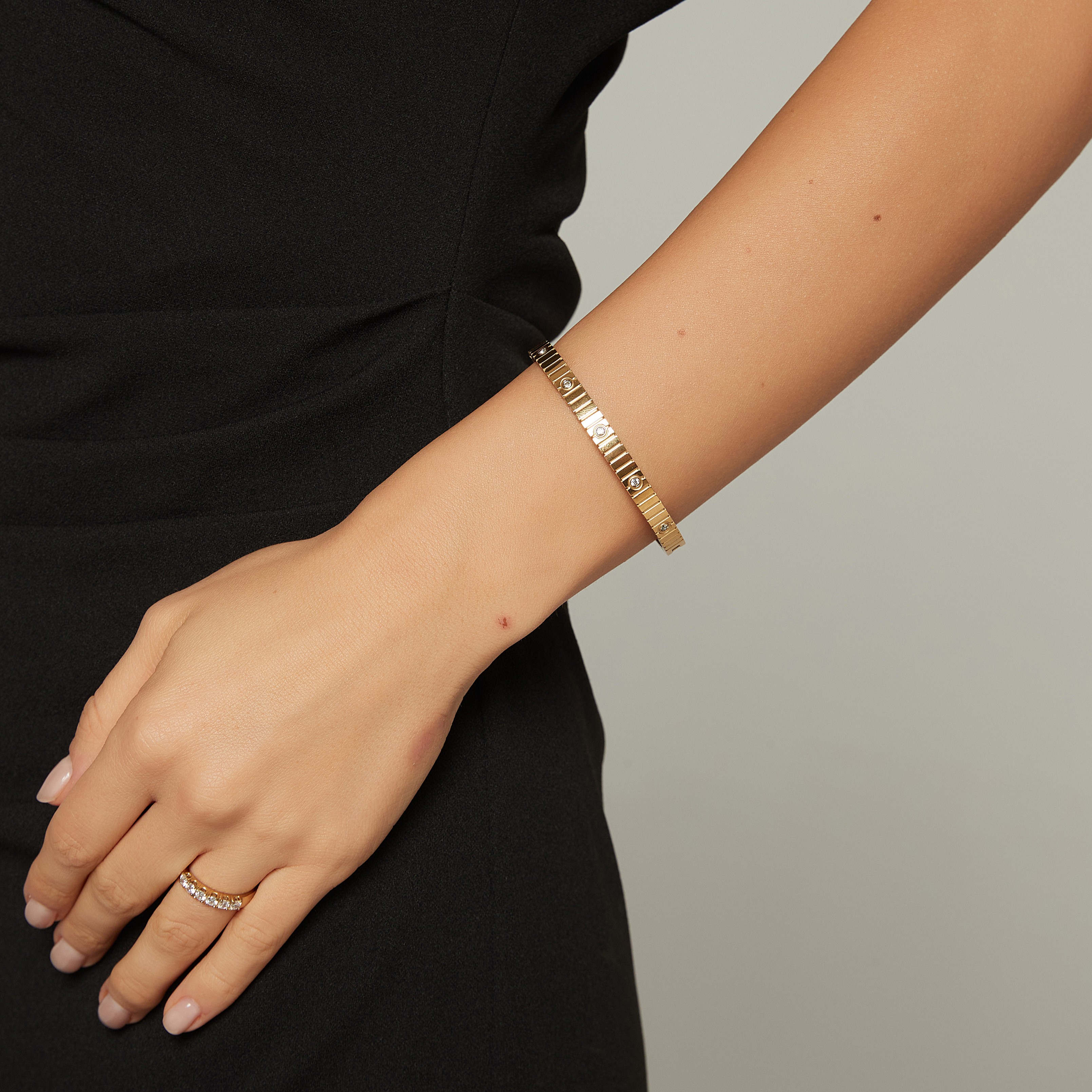 Carrie bangle gold - 2