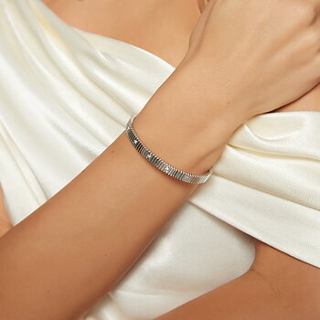 Carrie bangle steel