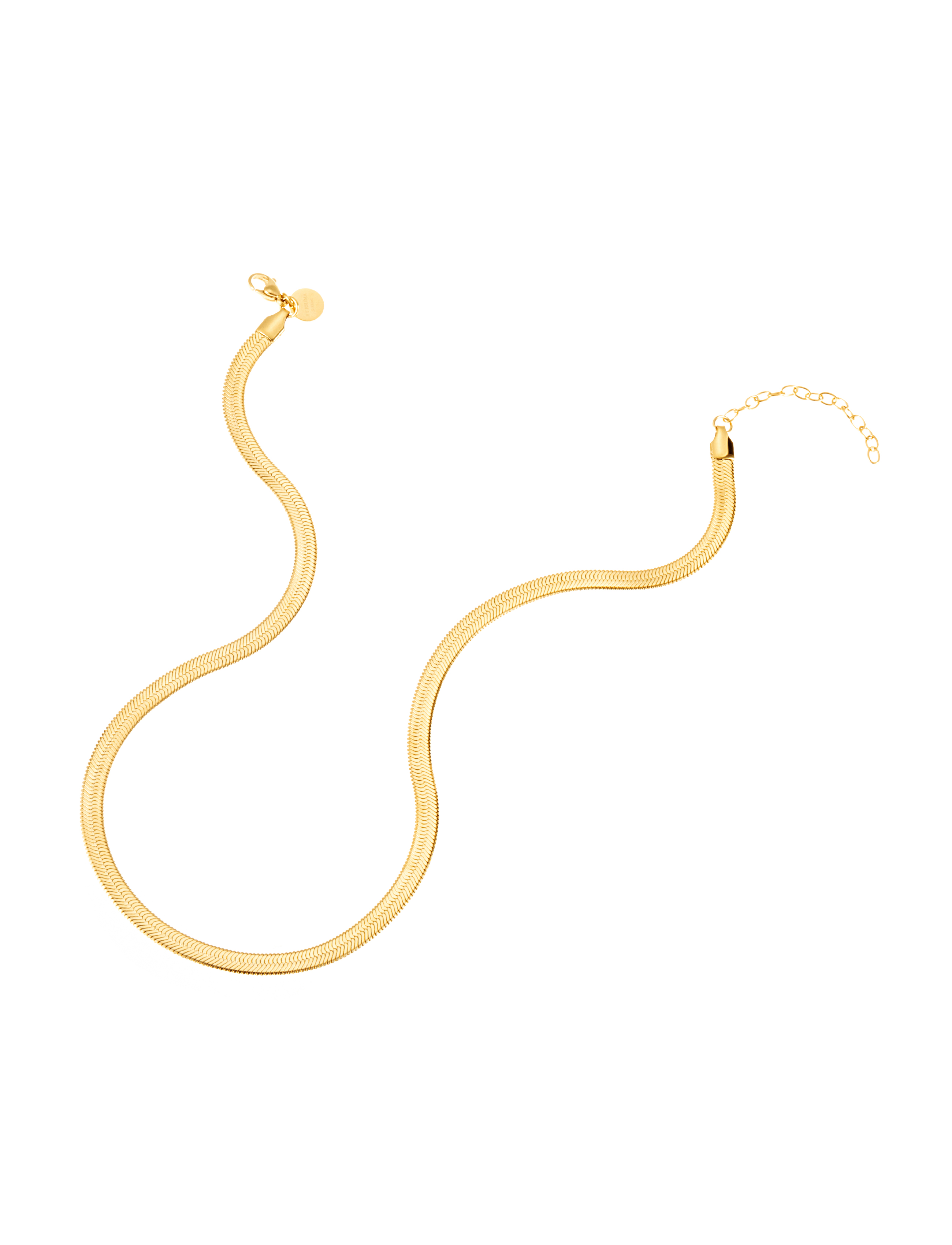 Angeline large necklace gold - 5