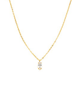 Teardrop necklace gold